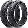 2 Pièces Pneus 50/75-6.1 pour Trottinette Electrique, Plein Pneu Tubeless Également Compatible avec Tailles 8,5 x 2,0 et 8 1/2 x