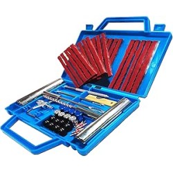 53PCS Kit de Réparation de Pneus, Kit Reparation Pneu Portables Voiture, Kit Meche Pneu Voiture, Kit Crevaison Voiture, Kit Repa