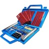 53PCS Kit de Réparation de Pneus, Kit Reparation Pneu Portables Voiture, Kit Meche Pneu Voiture, Kit Crevaison Voiture, Kit Repa