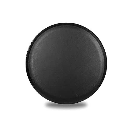 Geloo Housse de Pneu de Secours de 15" en Cuir Souple Noir imperméable à l'eau et à la poussière pour diamètre de 70 à 75 cm/ 27