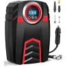 Gonfleur Pneus Voiture 12V Digital - Compresseur à Air Portatif 150 PSI/30L/min avec Écran LED, 4 Adaptateurs Universels et Tuya