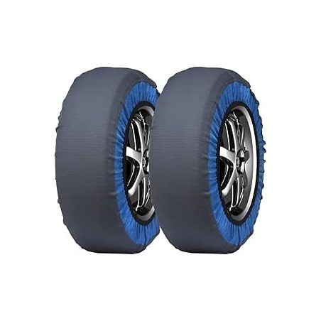 Chaussettes à Neige pour pneus Chaînes à Neige Textiles lavables Installation Rapide Utilisation Facile BL72