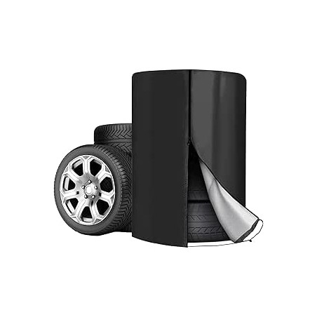 Housses Pneus Auto, 85 x 120 cm Sac Pneu Voiture, Couverture de Pneu Universelle pour 4, Imperméable Housse de Protection pour P