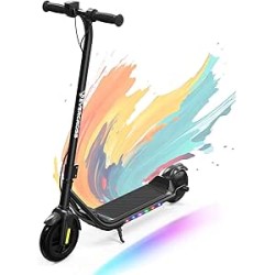 EVERCROSS E6 Trottinette Électrique pour Enfants, E-Scooter Portable de 7" pour 6-12 Ans, Trottinette Électrique avec Une Autono