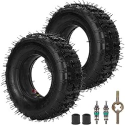 RUTU 13 x 5.00-6 13X5-6 Pneu et chambre à air avec tige de valve incurvée TR87 pour Razor Dirt Quads Yerf Dog Motovox Go Karts D