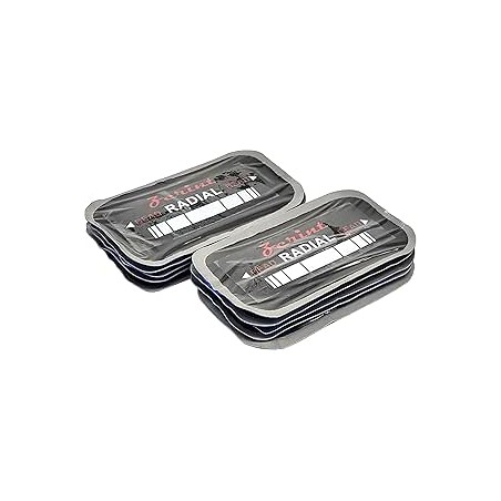 TP-R04 10 Pièces 102 x 57 mm Patchs de Pneus, Patchs de Pneus Lourds et Patchs de Crevaison de Pneus Pour Voitures, Camions, Aut