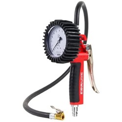 GAV Pistolet Gonfleur Pneus Voiture et Camion avec Manometre Pression Pneu WIKA 80mm - Certifié